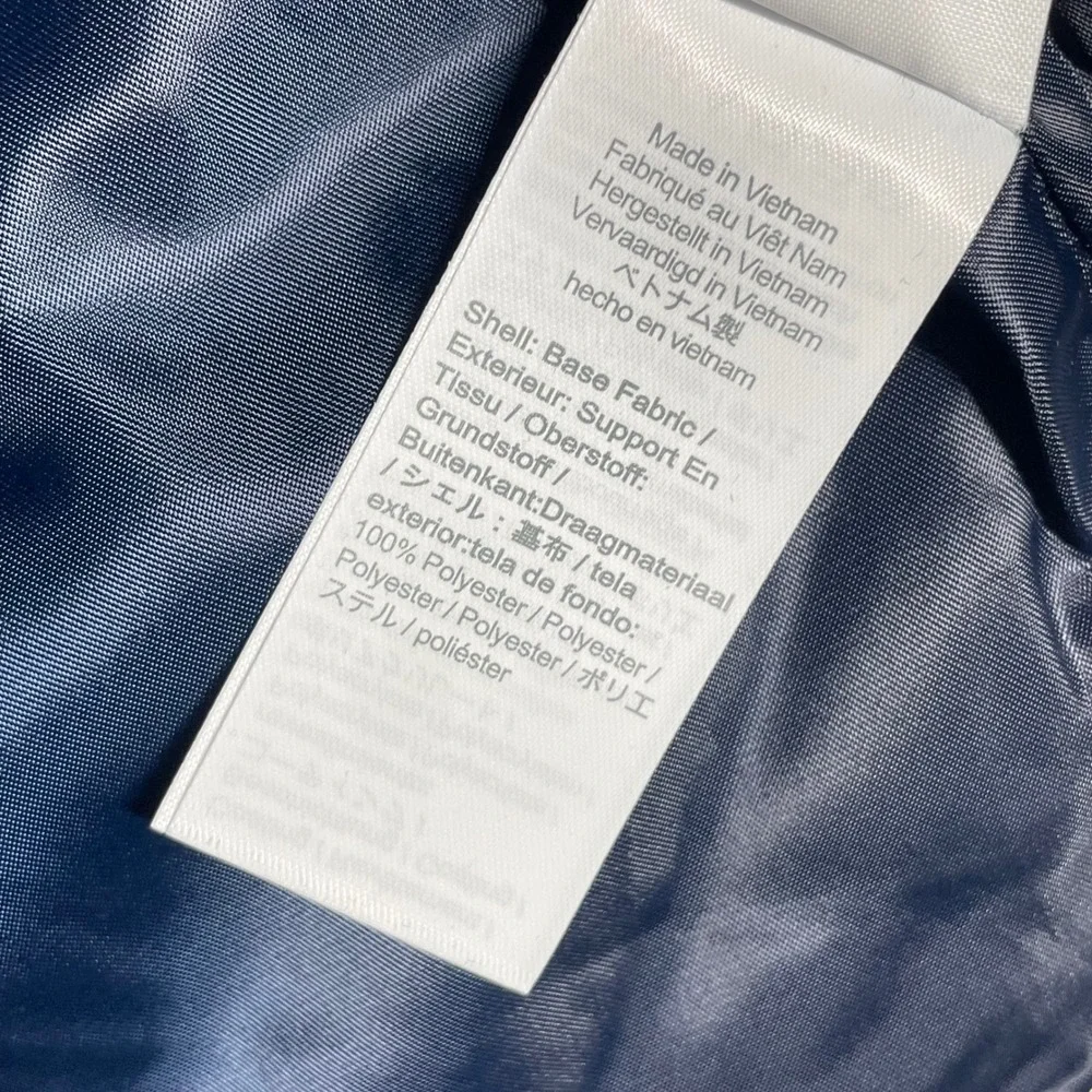 Crewcuts J.Crew Kids Navy Blue Quilted Puffer Vest Size 3 Full Zip Diamond Quilt